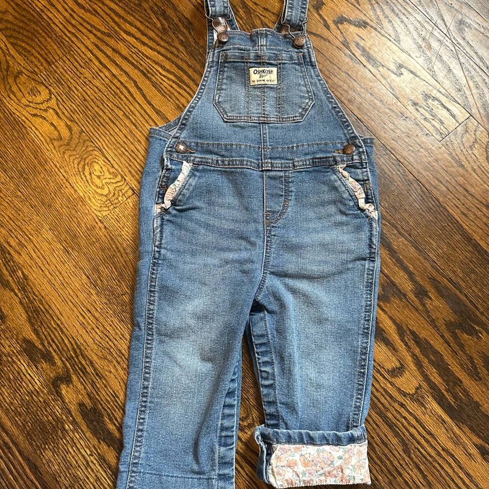 OshKosh B'gosh Blue Denim Overalls for Kids